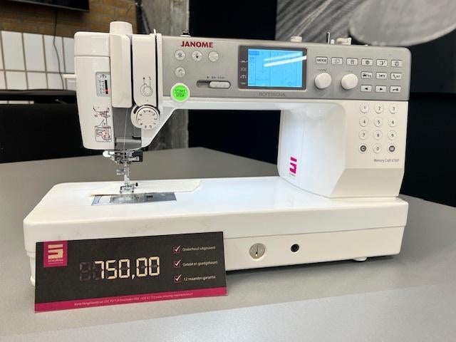 Janome MC 6700P semi-industrie naaimachine occasion, Hobby en Vrije tijd, Overige merken, Gebruikt, Ophalen of Verzenden, Naaimachine