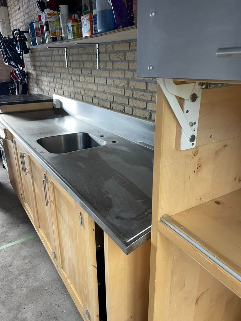 Massief beuken keuken, Ophalen, Gebruikt, Overige kleuren, Overige typen