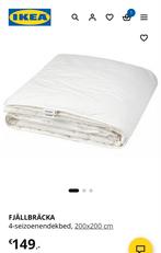 IKEA FJÄLLBRÄCKA 4-seizoenen dekbed 200x200 cm, Wit, Ophalen of Verzenden, Deken of Dekbed, Nieuw