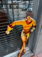 Vintage Veedol Olie Reclamebord - Schaatsster, Ophalen