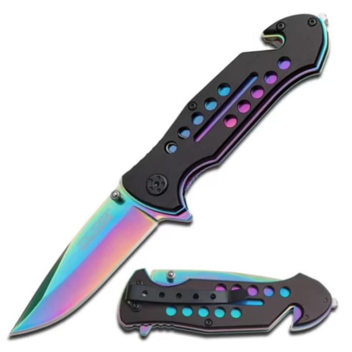 M tech - Rainbow - Slick folder - Nieuw - Garantie - 18 +, Sport en Fitness, Vechtsporten en Zelfverdediging, Nieuw