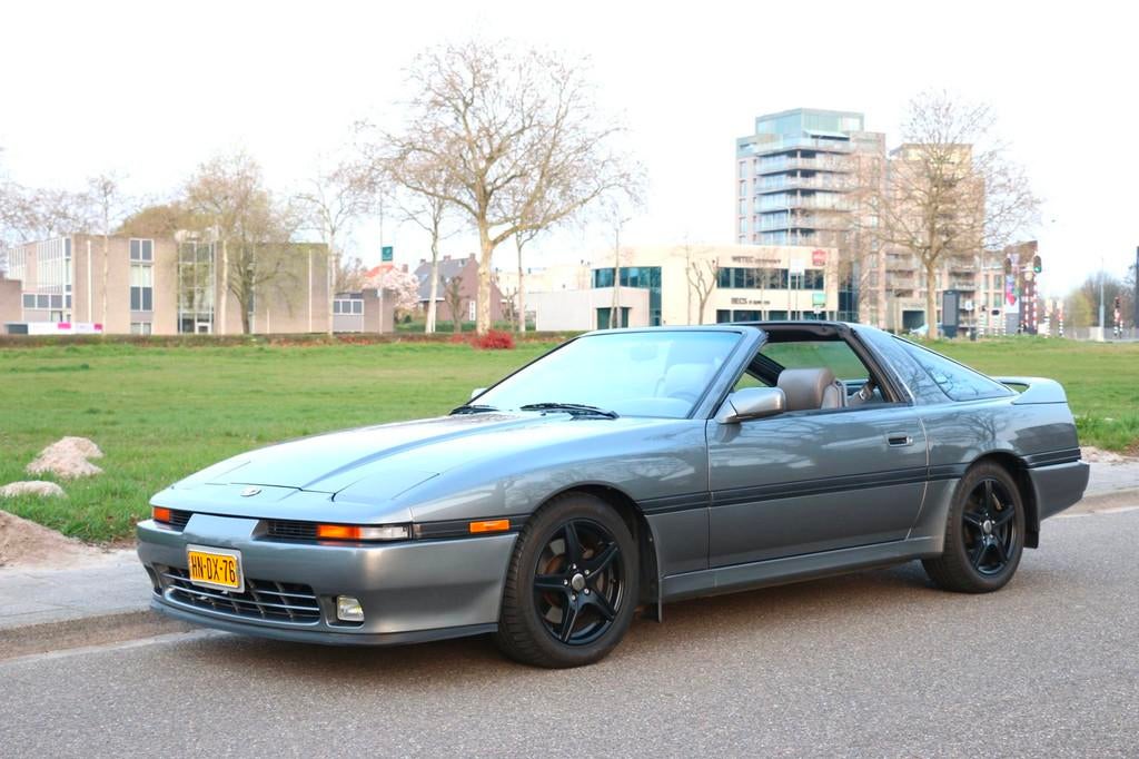 Toyota SUPRA 3.0 I Targa bj1991 met maar 40206km voor de lie, Auto's, Metallic lak, Achterwielaandrijving, Gebruikt, Zwart