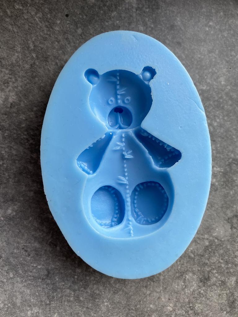 Siliconen mal / mallen knuffel teddybeer | zeepmallen, Ophalen of Verzenden, Zo goed als nieuw