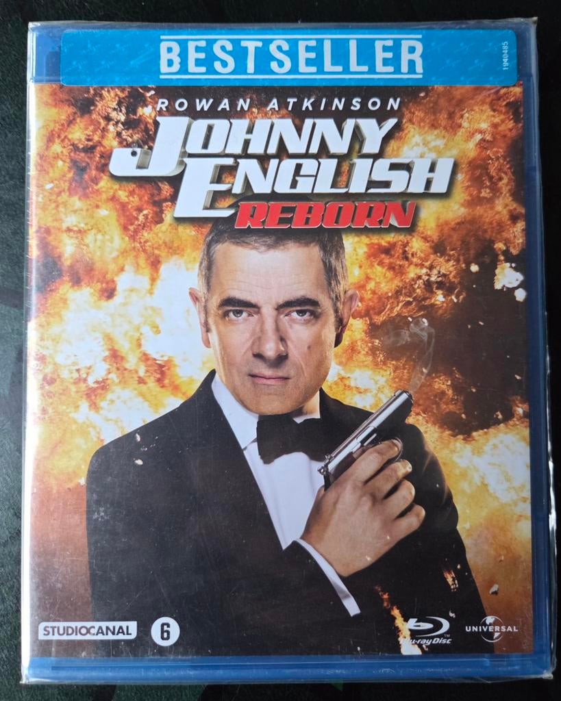 Johnny English Reborn Rowan Atkinson ( soort van James Bond), Cd's en Dvd's, Blu-ray, Ophalen of Verzenden, Zo goed als nieuw