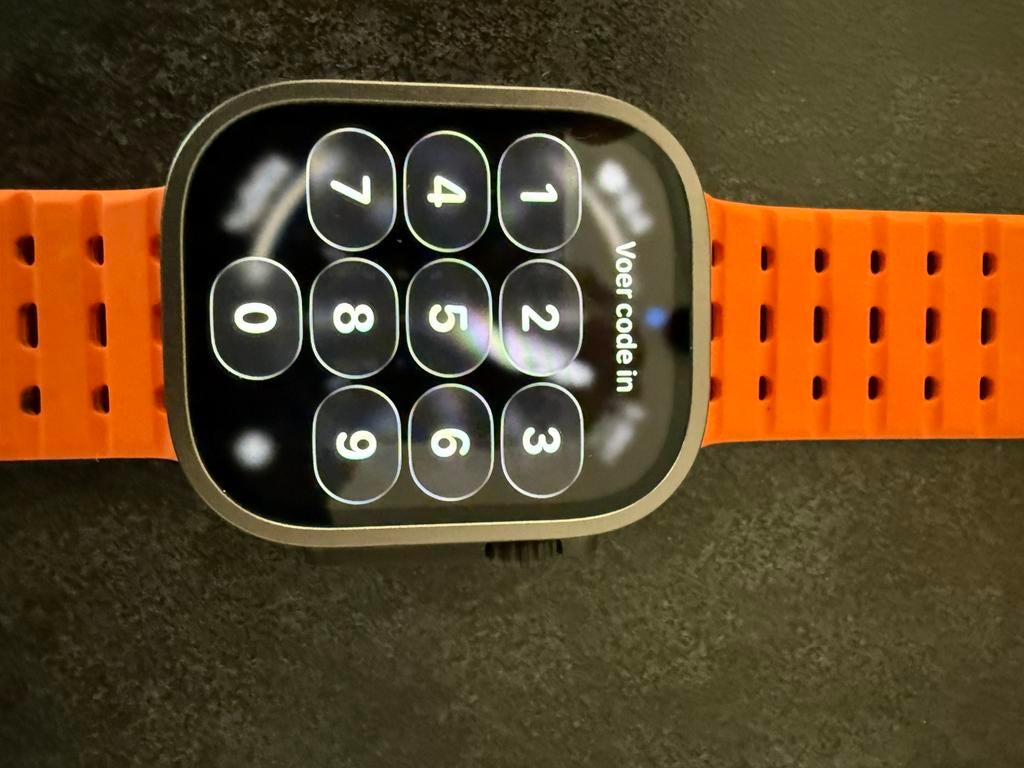 Apple watch Ultra 3 zwart, Ophalen, Zwart, IOS, Zo goed als nieuw