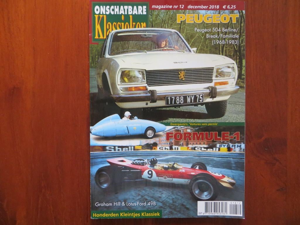 Onschatbare Klassieker 12 2018 Peugeot 504, dwergauto’s, Ophalen of Verzenden, Nieuw, Peugeot