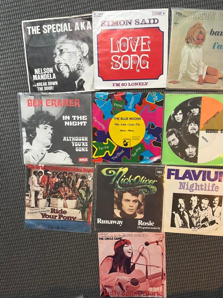 Engelstalige singles verzameling1-7, Verzenden, Gebruikt, Pop