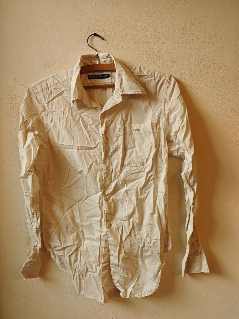 Hemd Ralph Lauren, Ophalen of Verzenden, Zo goed als nieuw, Maat 34 (XS) of kleiner, Wit