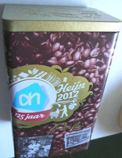 nostalgisch koffieblik ALBERT HEIJN 125 jaar van 2012, Ophalen of Verzenden, Nieuw, Koffie, Overige merken
