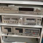 JVC Stereo Set: CD, LP Speler & Dubbele Cassettedeck, Audio, Tv en Foto, Stereo-sets, Gebruikt, Cassettedeck, JVC, Losse componenten