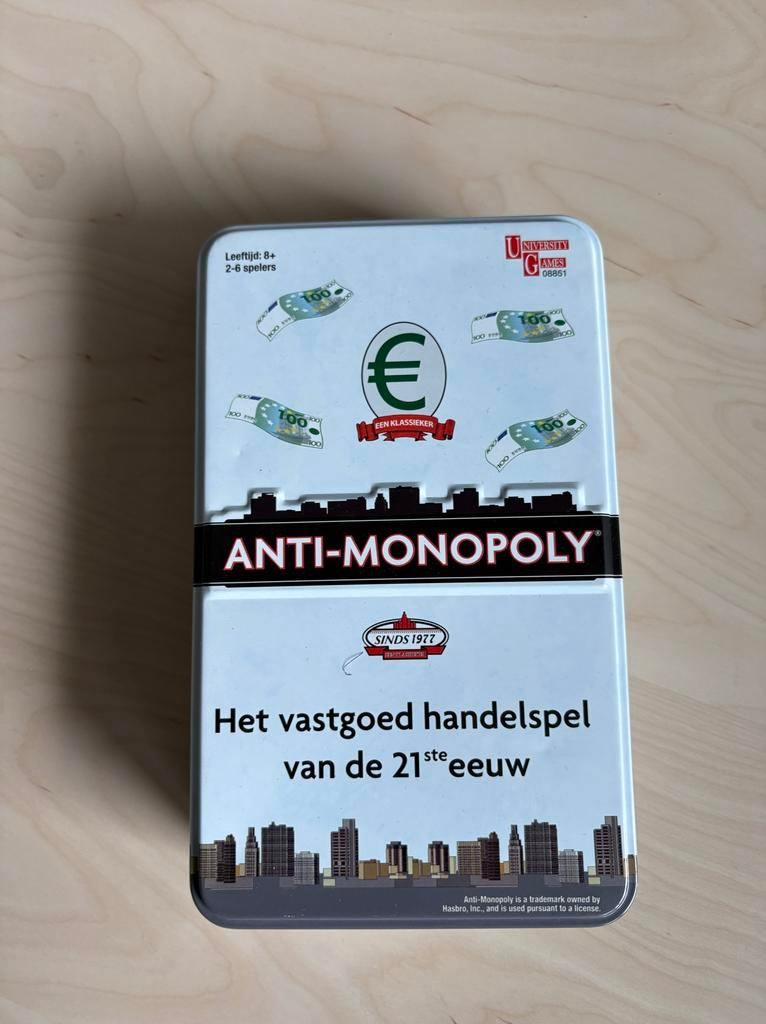 Anti-Monopoly Bordspel - Het vastgoed handelsspel, Hobby en Vrije tijd, Gezelschapsspellen | Bordspellen, Drie of vier spelers