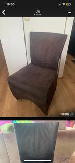 4 nette eetkamerstoelen, Ophalen, Gebruikt, Bruin, Vier