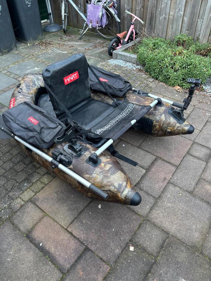 Hart Belly Boat - met Scotty Accessoires, Watersport en Boten, Hengelsport | Algemeen, Gebruikt, Overige typen, Ophalen