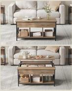 Nieuw in Doos Salontafel Vasagle met opbergruimte, Ophalen, 100 tot 150 cm, Nieuw, 50 tot 100 cm