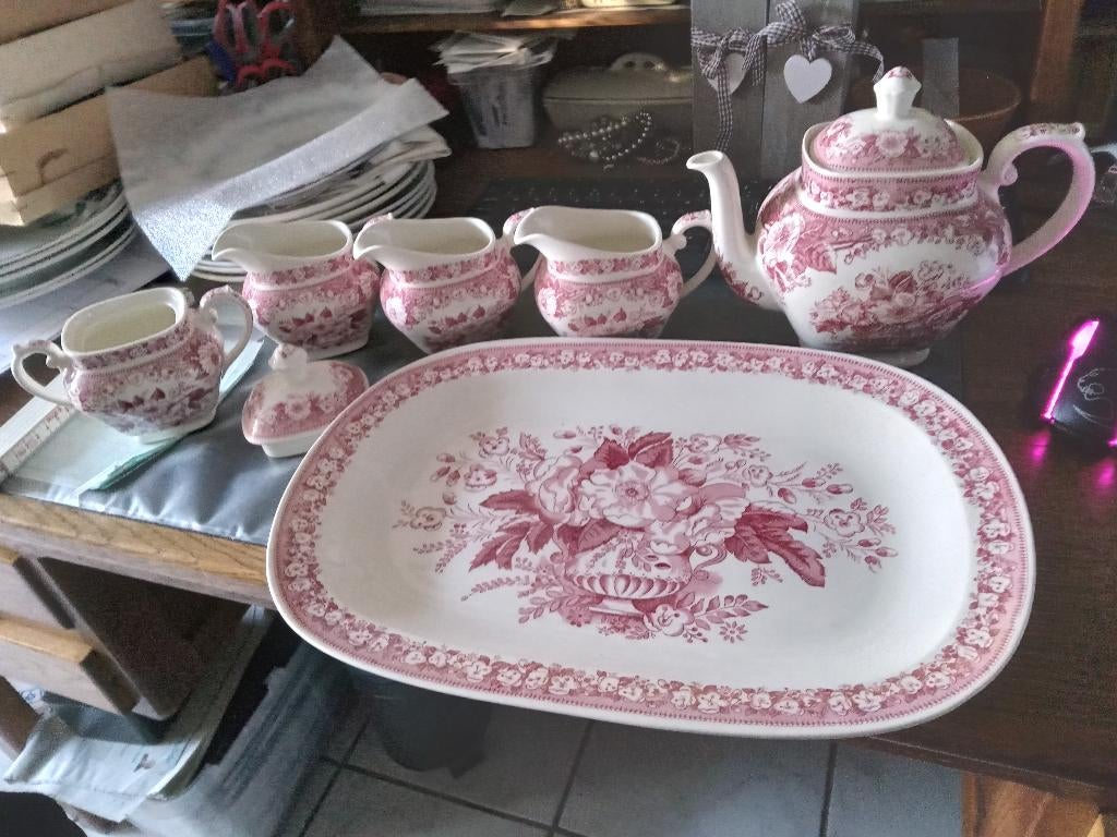 serviesdelen van royal sfinx serie BALMORAL in rood, Ophalen of Verzenden