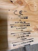 Vijf multiplex platen 244 x 122 cm, Ophalen, Zo goed als nieuw, Multiplex, Minder dan 20 mm