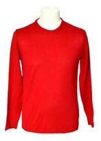 Nieuwe Berna Italia fijn gebreide trui, rood, Mt. L, Maat 52/54 (L), Verzenden, Nieuw, Berna Italia