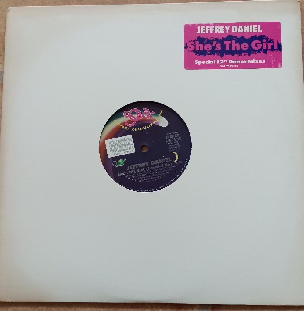 12'' Jeffrey Daniel - She's the girl, Ophalen of Verzenden, Gebruikt, 12 inch