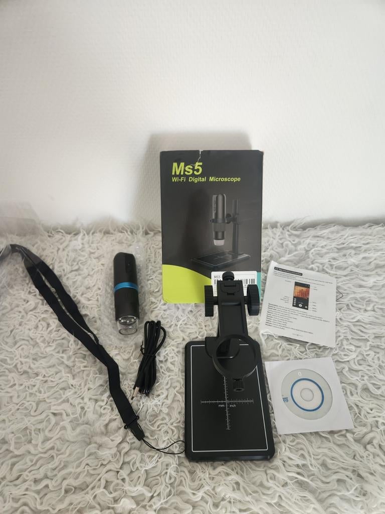 Ms5 Wi-Fi Digitale Microscoop - Nieuw in doos, Ophalen of Verzenden, Nieuw, Minder dan 400x, Biologische microscoop