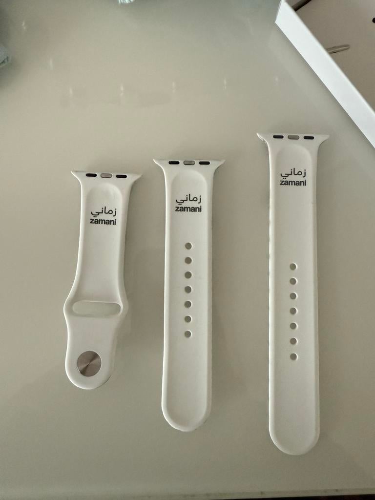 Zamani Apple Watch bandje, Ophalen of Verzenden, Nieuw, Wit, IOS