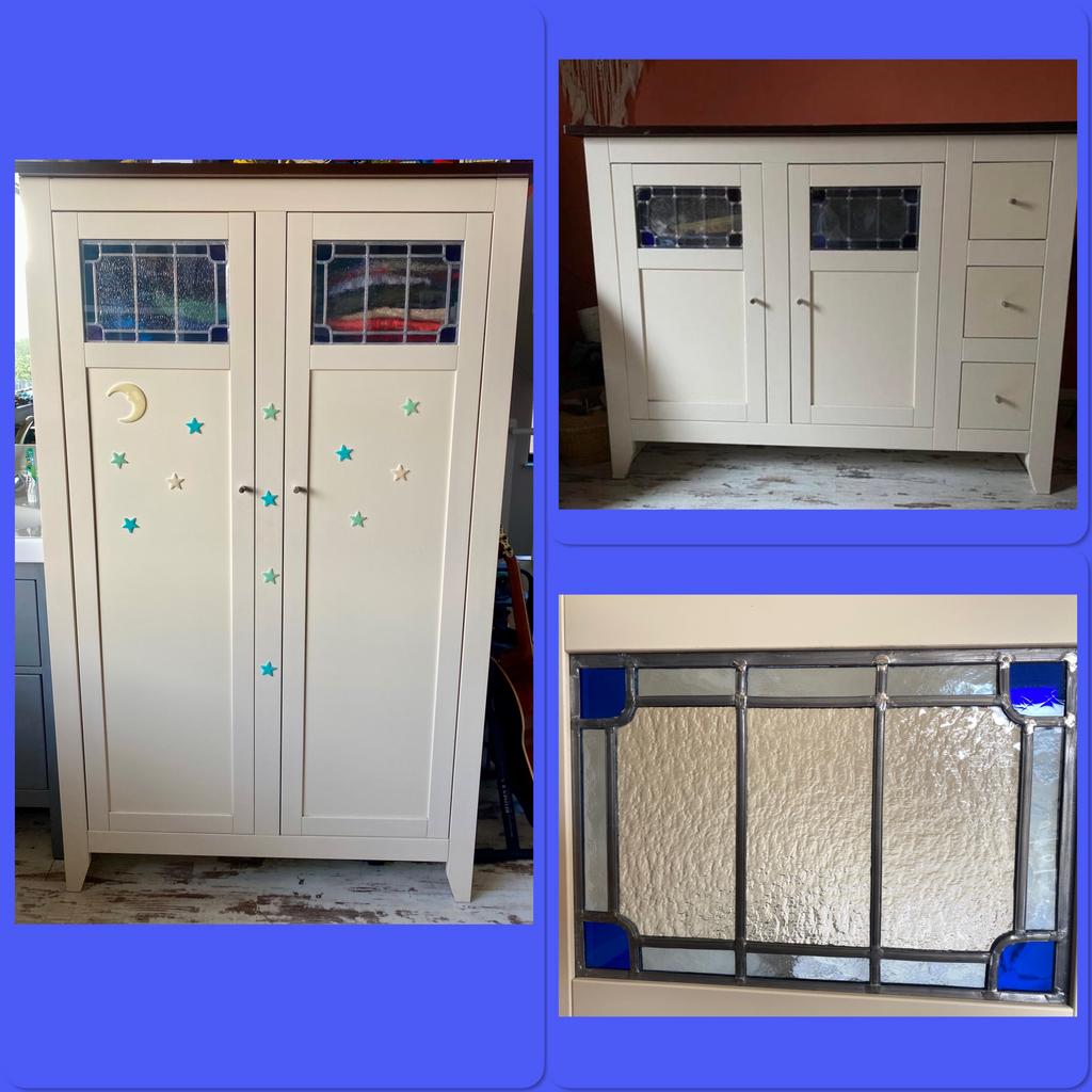 Kinderkamer met glas-in-lood raampjes, zonder ledikant, Ophalen, Gebruikt