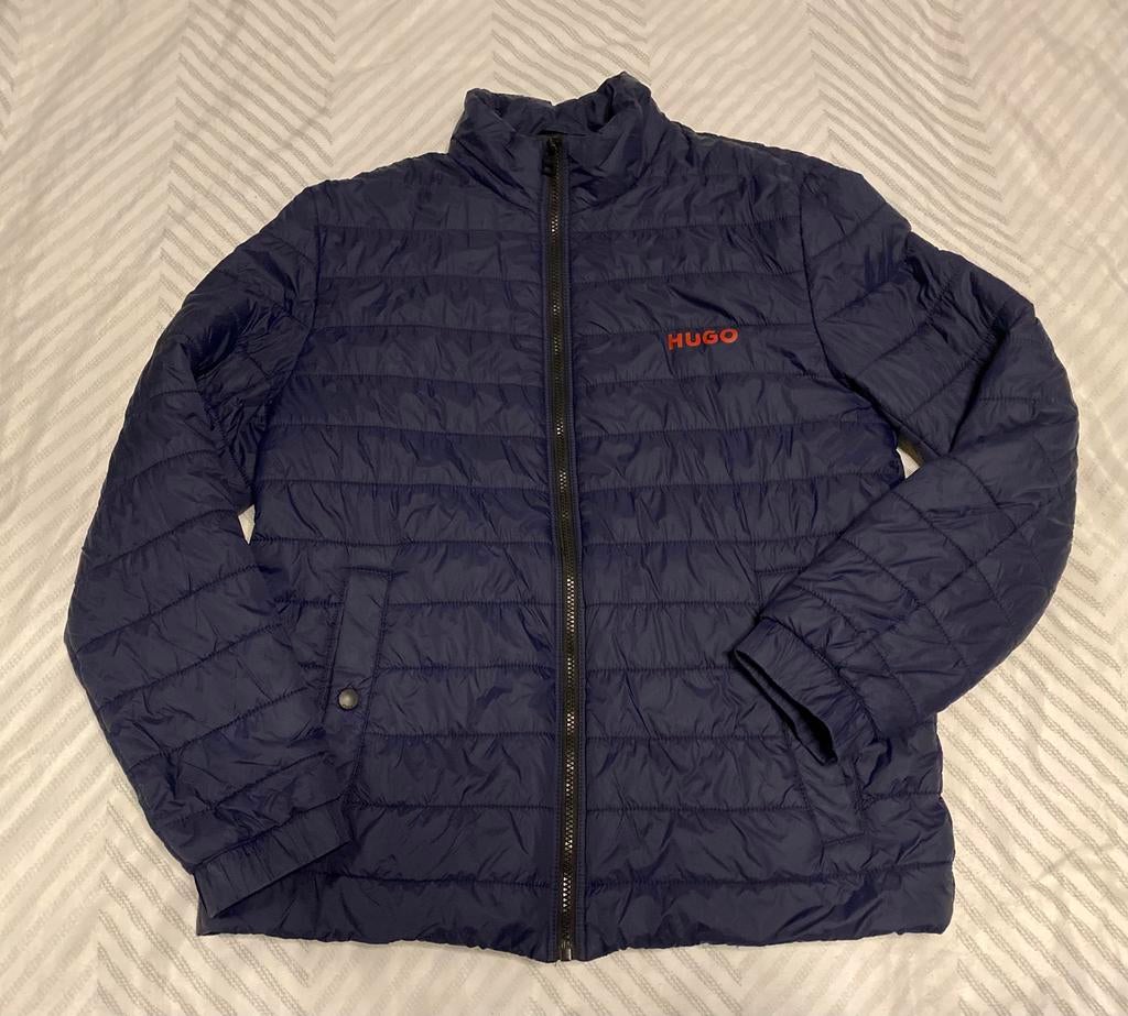 HUGO BOSS zomerjas heren maat L, Kleding | Heren, Jassen | Zomer, Ophalen of Verzenden, Zo goed als nieuw, Maat 52/54 (L), Blauw