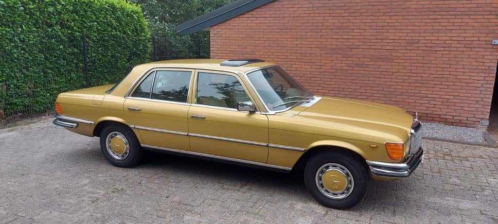 Mercedes-Benz S-klasse 280 SE W116, Auto's, Oldtimers, Particulier, Benzine, Sedan, Automaat, Beige, Beige, Stof, Achterwielaandrijving