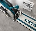 MAKITA 18V ACCU INVALZAAG +GELEIDER +ADAPTER LXT CIRKELZAAG, Ophalen of Verzenden, Nieuw, Overige materialen, 20 tot 50 mm
