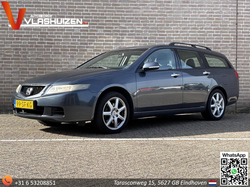 Honda Accord Tourer 2.2 CTDi Sport | Leder | Climate, Auto's, Honda, Voorwielaandrijving, Stof, Gebruikt, 4 cilinders