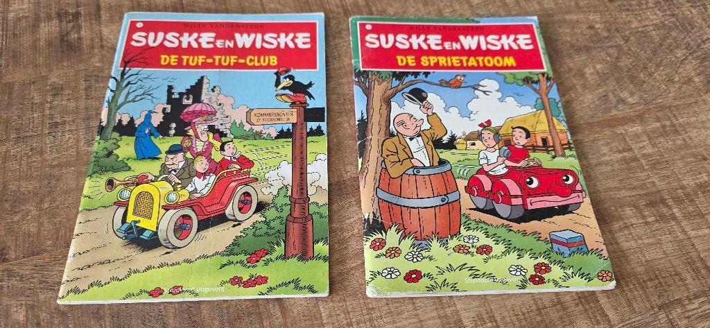 suske en wiske 2x samen in 1 koop, Meerdere stripboeken, Ophalen of Verzenden, Gelezen