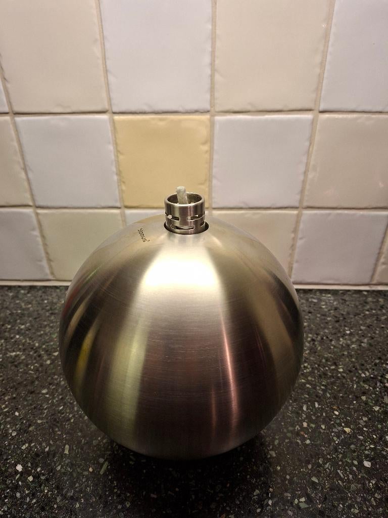 Blomus Floating Torch Globe Bola - drijvende fakkel, Ophalen of Verzenden, Nieuw, Metaal, Minder dan 25 cm