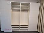 Wit kledingkast 3.00m IKEA PAX met verlichting., 200 cm of meer, Ikea, Met klep(pen), Ophalen of Verzenden