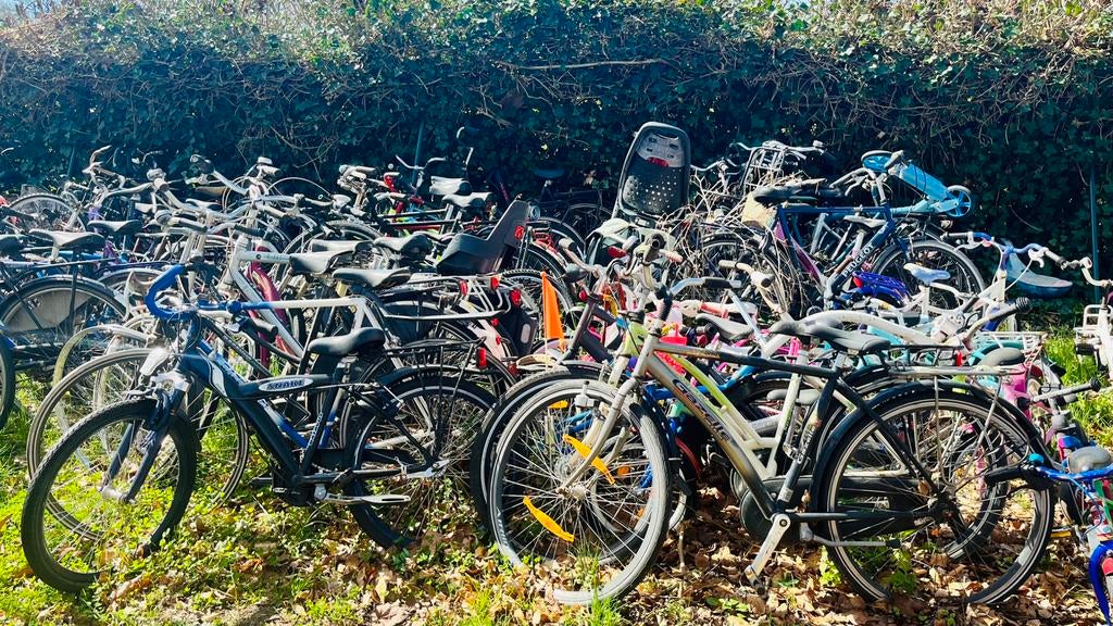 Partij fietsen, Ophalen, Gebruikt