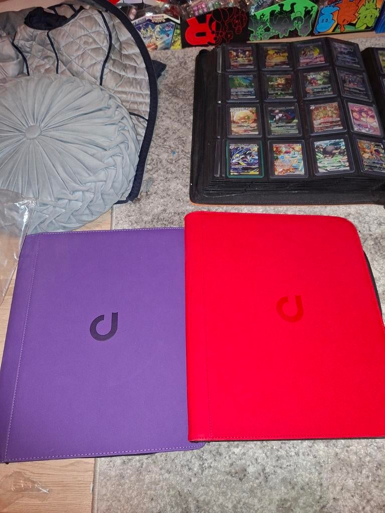 Pokémon Binders Toploaders - Rood & Paars (2 stuks), Ophalen of Verzenden, Zo goed als nieuw, Overige typen