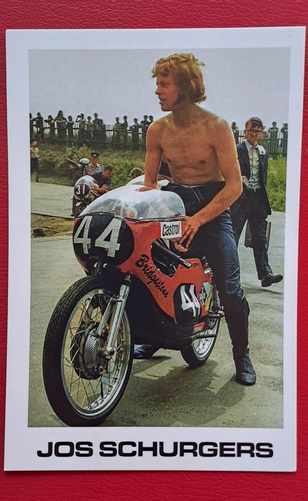 TT ASSEN JOS SCHURGERS BRIDGESTONE, Ophalen of Verzenden, Zo goed als nieuw, Motoren