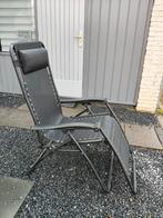 Camping/relaxstoel, Tuin en Terras, Ophalen, Zo goed als nieuw, Aluminium, Verstelbaar