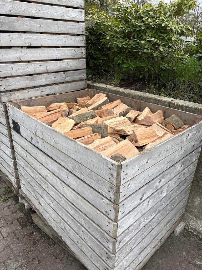 Haardhout beuken GESTAPELD 2 kuub, Tuin en Terras, Haardhout, Minder dan 3 m³, Ophalen