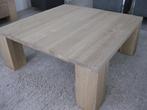 Licht eiken salontafel, Huis en Inrichting, Ophalen, Gebruikt, 100 tot 150 cm, 50 tot 100 cm