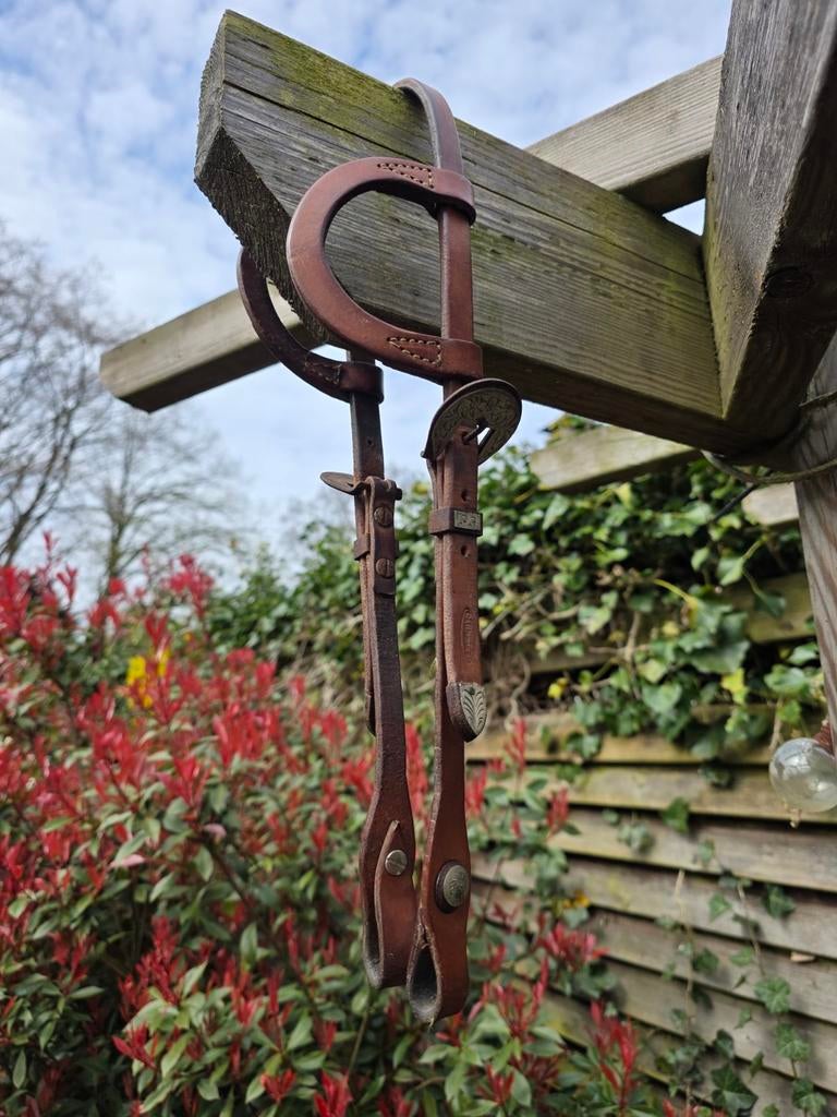 Cattleman's two ear western hoofdstel, Ophalen of Verzenden, Gebruikt, Western