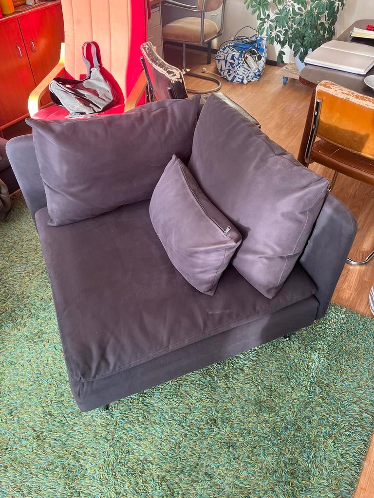 Ikea Söderhamn hoekelement donkergrijs zwart, Huis en Inrichting, Banken | Bankstellen, Ophalen, Zo goed als nieuw