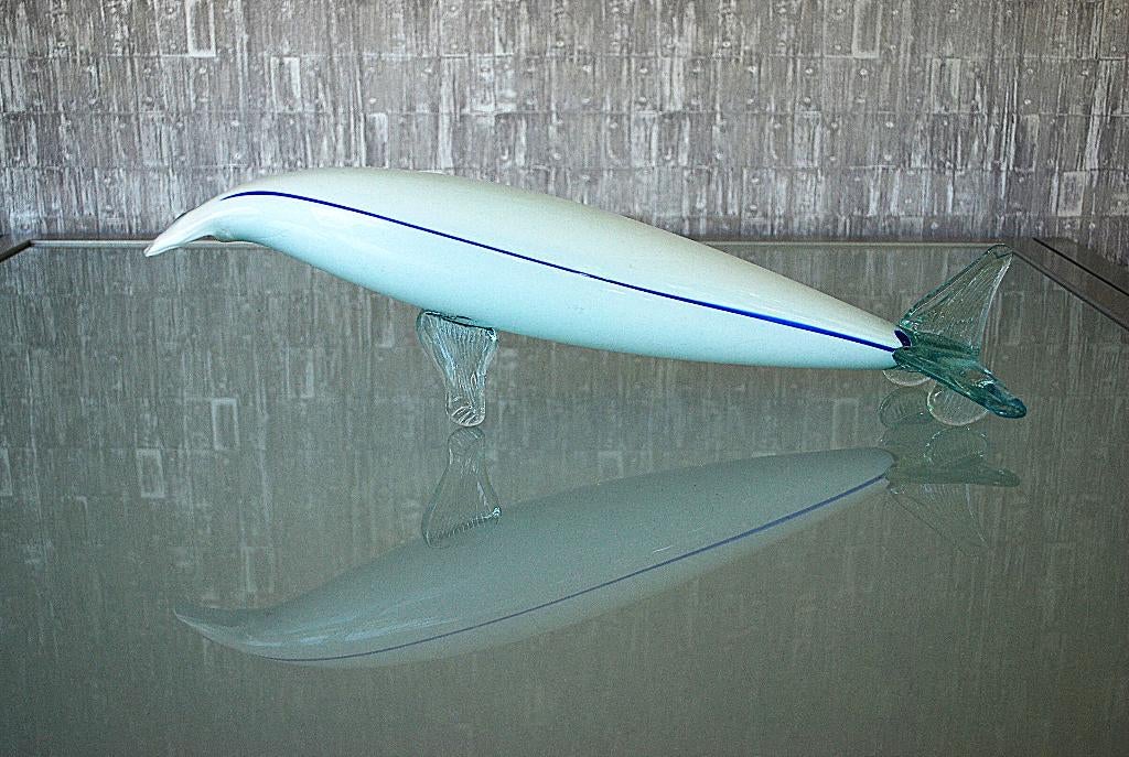 Vliegtuig Stilistische gemaakt Handgeblazen Glas Vintage, Ophalen of Verzenden