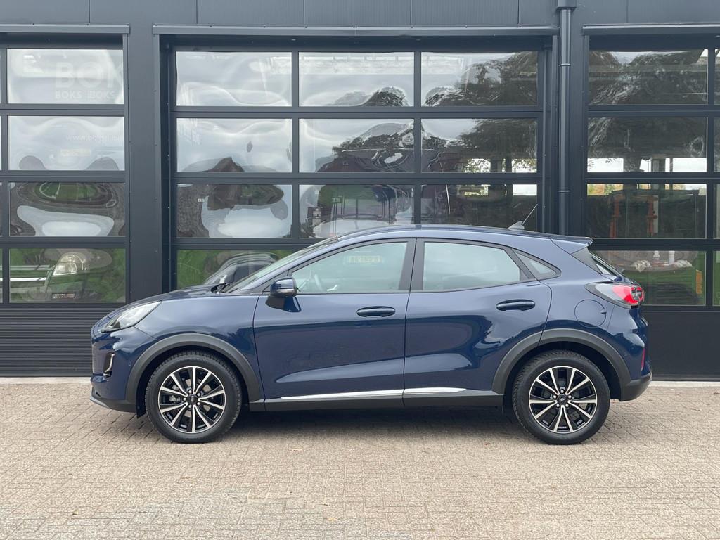 Ford Puma 1.0 EcoBoost Hybrid Titanium, Auto's, Bedrijf, Grijs, Lichtsensor, 3 cilinders