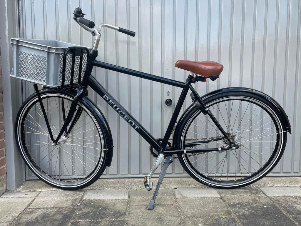 Heren fiets Peugeot 28 inch framemaat 55, 53 tot 57 cm, Ophalen, Zo goed als nieuw, Overige merken