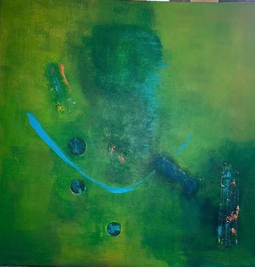 schilderij “Stille Stroming”, Antiek en Kunst, Ophalen of Verzenden