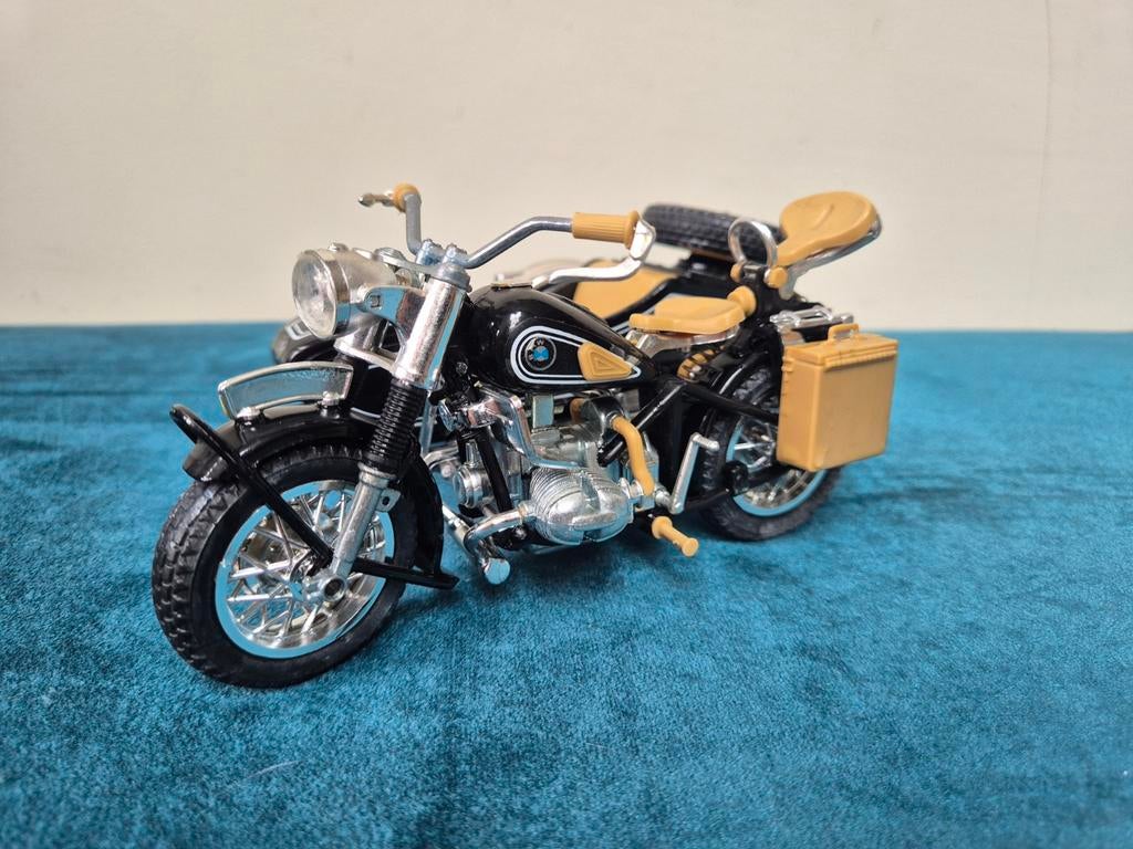 Polistil BMW R75 + zijspan MS110 1/15, Ophalen of Verzenden, Zo goed als nieuw, Overige merken