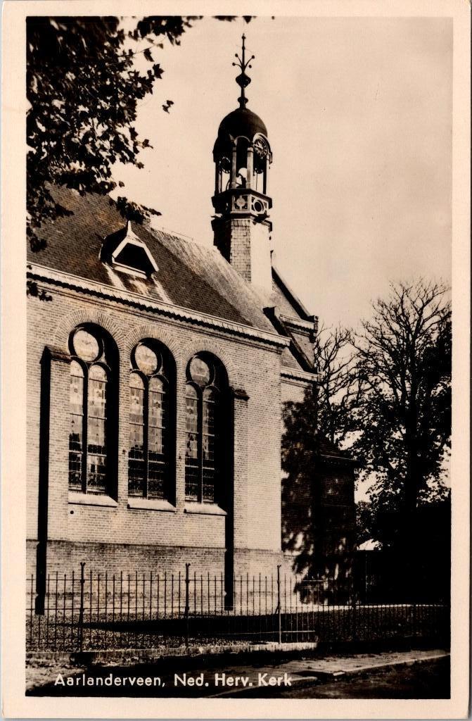 Aarlanderveen ~ Ned. Herv. Kerk, Verzenden, 1940 tot 1960, Ongelopen, Zuid-Holland
