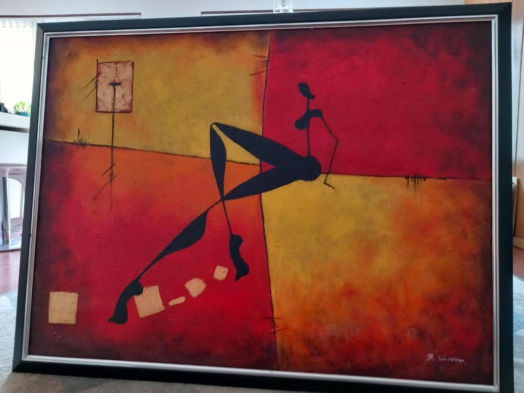 Gratis af te halen schilderij, Huis en Inrichting, Woonaccessoires | Schilderijen, Tekeningen en Foto's, Ophalen, Gebruikt, 125 cm of meer