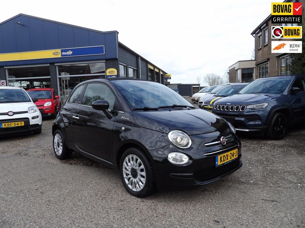 Fiat 500 C 1.0 Hybrid Dolcevita / Carplay / Android auto / R, Voorwielaandrijving, 12 maanden, Stof, Gebruikt