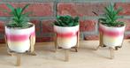 kunstplantjes in houder, volgnr 44, Ophalen of Verzenden, Zo goed als nieuw, Binnen