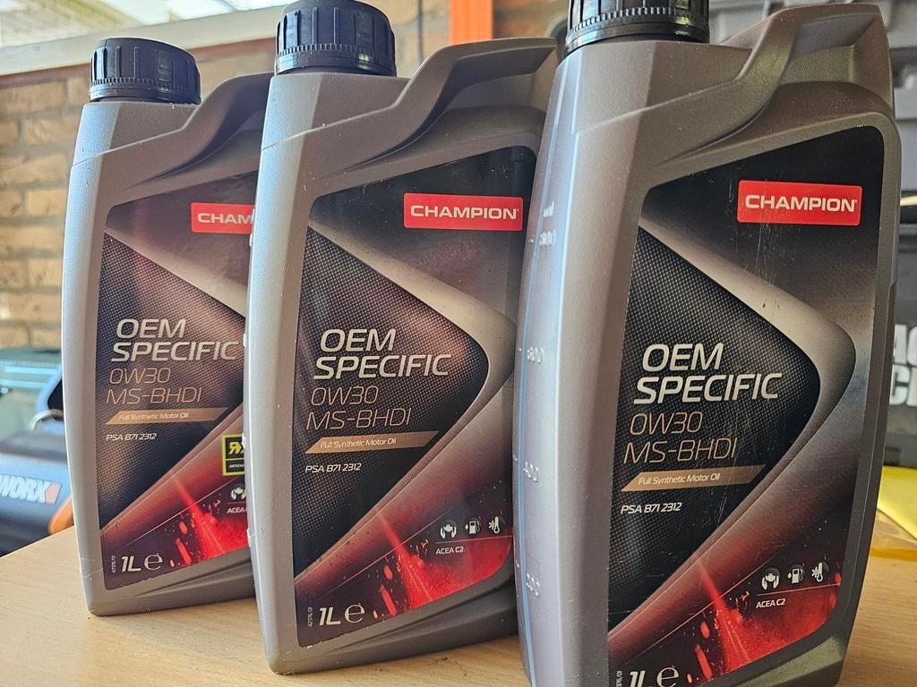 Champion OEM SPECIFIC 0W30 MS-BHDI Motorolie 1L, Ophalen of Verzenden, Nieuw